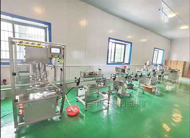 小型辣椒醬灌裝生產線客戶案例