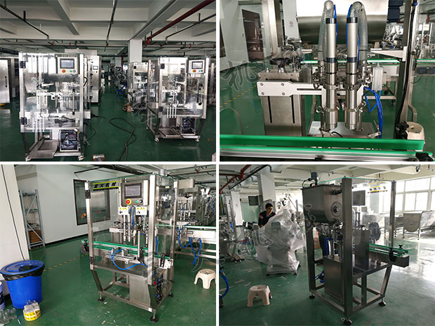 星火自動化中央廚房醬料生產線設備車間展示