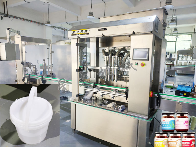 全自動伺服肉醬灌裝機